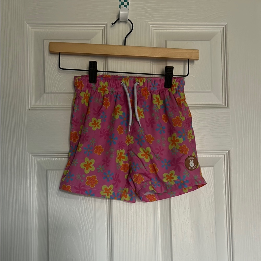 Floral Pink Swim Shorts